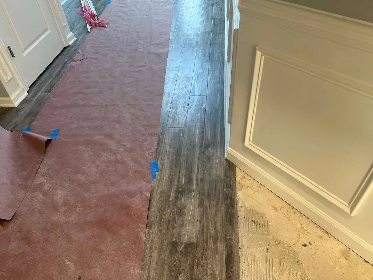 Completed marble shower restoration in Elk Plain